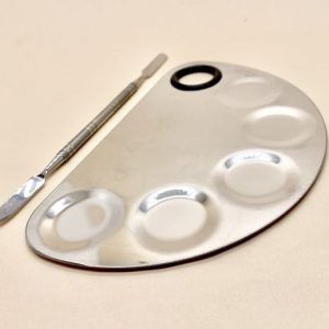 Placa mezcladora de maquillaje