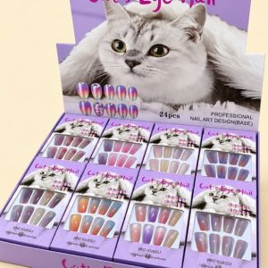 Uñas postizas / Ojo de gato