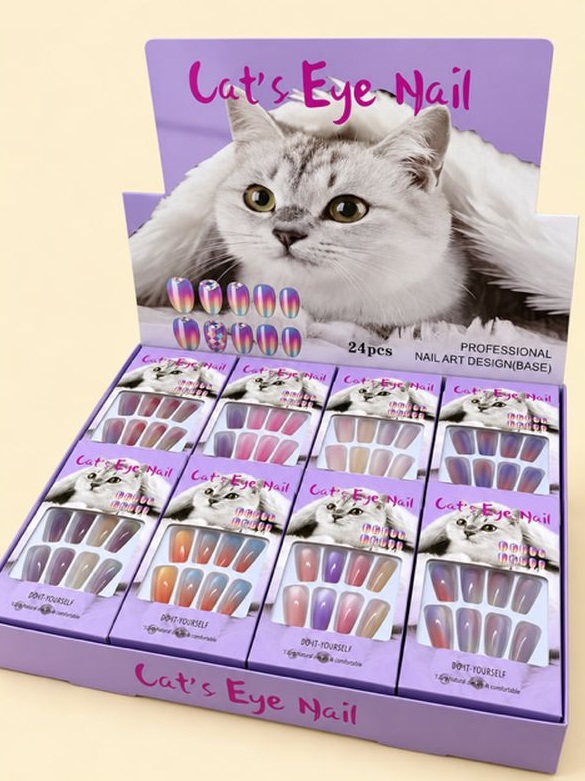 Uñas postizas / Ojo de gato