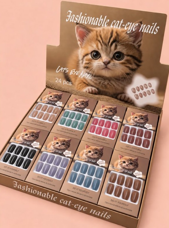 Uñas postizas / Ojo de gato